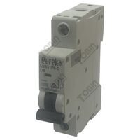 MCB EUREKA 1 Pole 16A D Curve Circuit Breaker | 10kA Breaking Capacity | High Inrush Current Protection | by Tobin