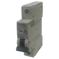 MCB EUREKA 1 Pole 20A C Curve Circuit Breaker | 10kA Breaking Capacity | by Tobin