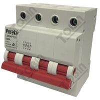 4 Pole Isolator Switch | DIN Rail Mountable | 125A Rated Current | Robust Construction | by Tobin