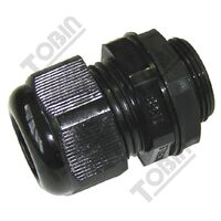 Cable Gland Nylon M25 | IP68 Waterproof | 13-18mm Cable Range | by Tobin
