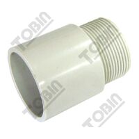 Conduit Fitting PVC 32mm Glue Lock Less Locknut | Durable PVC Construction | Secure Glue Type Locknut | by Tobin
