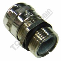 Cable Gland Metal M20 Thread | 8-13mm Cable Range | Durable Metal Construction | Includes Locknut | by Tobin