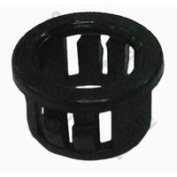 Nylon Snap Bushing Black | Durable Nylon Construction | Snap-In Design | 15.9mm Hole Size | @Pkt of 100 | by Tobin