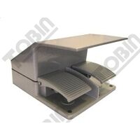 Foot Switch Metal Double Pedal | 240V Rated | 10A Capacity | Industrial-Grade Construction | by Tobin