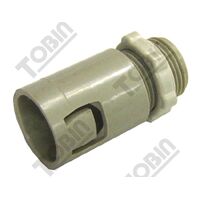 Conduit Fitting PVC 25mm Clip Lock | Includes Locknut | Secure Attachment | by Tobin