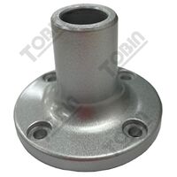 Tower Light Circular Mounting Bracket | Fits 18mm Pole Bases | Durable Metal Alloy | Secure Installation | by Tobin