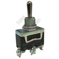 Toggle Switch 15A Single Pole On Off MOM | SPDT Configuration | Screw Terminals | by Tobin