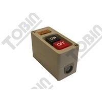 Power Switch Enclosure 30A 3 Pole ON/OFF | Surface Mount Design | Durable Plastic | by Tobin