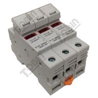 Fuse Disconnector 3 Pole 32A Illuminated | DIN Rail Mount | Indicator Light | by Tobin