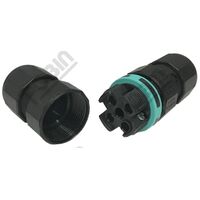 Inline Connector 3P IP68 | 32A Current Rating | 0.5-4.0mm Wire Size | by Tobin