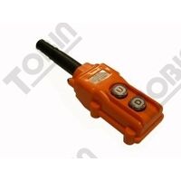 Hoist Switch 2 Button Single Speed | Ergonomic Pendant Design | Up & Down Control | by Tobin