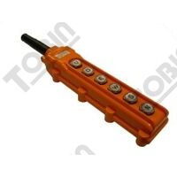 Hoist Switch 6 Button Single Speed | Ergonomic Pendant Design | Durable for Industrial Use | by Tobin