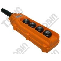 Hoist Switch Waterproof 4 Button | Single Speed Control | Durable for Harsh Environments | by Tobin