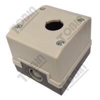 Pushbutton Enclosure Plastic 1 Hole | 22mm Size | Durable Construction | by Tobin