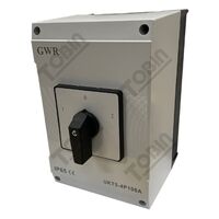 Changeover Switch 4P 100A Enclosed | IP65 Weatherproof | Robust Construction | by Tobin