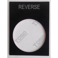 Pushbutton Legend Plate Reverse | Durable Plastic | Industrial Use | by Tobin