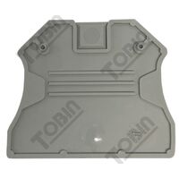 ST Terminal End Cover D-UT2.5 | Durable Plastic | DIN Rail Compatible | by Tobin
