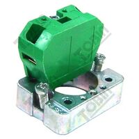 Contact Block 1 N/O with Support Base | Durable Design | Compatible with 22mm Control Devices | by Tobin