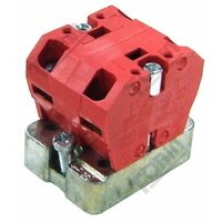 Contact Block 2 N/C with Support Base | Reliable Switching | Compatible with 22mm Control Devices | by Tobin