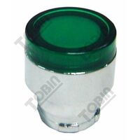 Pushbutton Illuminated Green | 22mm Mounting Size | Durable Design for Industrial Use | by Tobin
