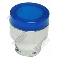 Pushbutton Illuminated Blue | 22mm Mounting | Robust Design for Industrial Use | by Tobin