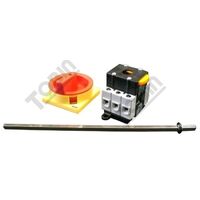 Isolator Din Mount | IP65 Rated | 63A 3 Pole | Padlockable Safety | by Tobin