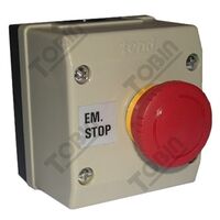 Control Station Emergency Stop 1 N/C | IP65 Rated | Durable Design | by Tobin