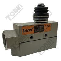 Limit Switch 15A IP67 Plunger Lever | Rubber Boot for Durability | Heavy-Duty Protection | by Tobin