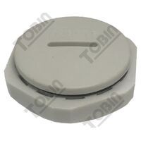 Enclosure Accessory Blanking Plug | M25 Plastic Screwed Design | Durable Nylon Construction | Secure Lock Nut | by Tobin