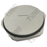 Enclosure Accessory Blanking Plug | M63 Plastic Screwed Design | Durable Nylon Construction | Secure Cable Entry Protection | by Tobin