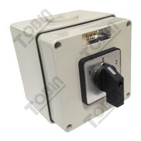 Changeover Switch 3 Pole 20A Enclosed | Reliable Power Source Switching | Enhanced Safety Design | by Tobin