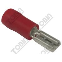 Quick Connect Terminals Red | 0.5-1.5mm² Compatibility | 10A Current Rating | Pack of 100 | by Tobin