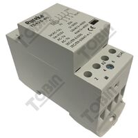 25A 240VAC Modular Contactor | 4-Pole Design | 1 N/O & 3 N/C | by Tobin