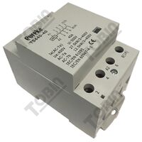 Contactor Installation 40A 240VAC | 4-Pole Modular Design | 4 Normally Open Contacts | by Tobin