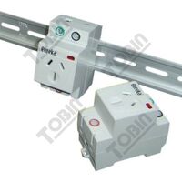 GPO Din Mount 10A Double Pole Auto Switched | 3-Pin Design | Easy Installation | by Tobin