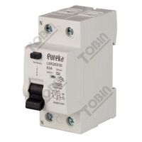 RCD EUREKA 4 Pole 40A 30mA Type A | Electrical Leakage Protection | AC & Pulsating DC Detection | by Tobin