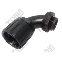 Conduit Fitting 90 Degree 20 mm | Durable Nylon | IP66 Rated | by Tobin