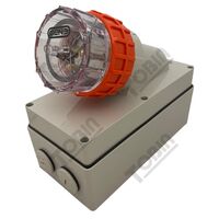 Appliance Inlet 3 Round Pins | 20A Current Rating | IP66 Protection | Surface Mount Design | by Tobin