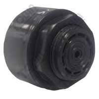 Panel Mount Piezo Buzzer | 12-24 VAC/DC | 95dB Sound Output | Continuous or Pulse Tone | by Tobin