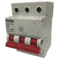 Isolator EUREKA Din Mount 3 Pole 100A | Electrical Isolation | DIN Rail Mountable | by Tobin