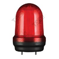 Warning Light IP65 Red LED | 125mm Diameter | 80dB Alarm | 12-24VDC | by Tobin