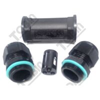 Inline Connector 2P | IP68 Rated | 32A Current | 0.5-4.0mm Cable Compatibility | by Tobin