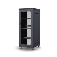 27RU Free Standing Server Cabinet | Fully Assembled | Locking Doors & Removable Side Panels | by SERVEREDGE