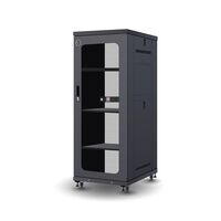 27RU Free Standing Server Cabinet | 1000Kg Load Capacity | Locking Doors & Shelves | by SERVEREDGE