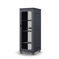 32RU Free Standing Server Cabinet | 750Kg Load Capacity | Locking Doors & Fixed Shelves | by SERVEREDGE