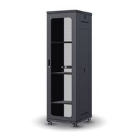 42RU Free Standing Server Cabinet | 1000kg Load Capacity | Locking Doors & Shelves | by SERVEREDGE