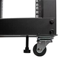 42RU 4 Post Rack Open Frame | Adjustable Depth | Steel Construction | Powder Coated Finish | by SERVEREDGE