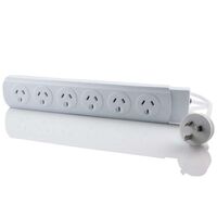 6 Way Powerboard with Overload Protection | 6 Outlets | Durable Construction | @Each by SERVEREDGE