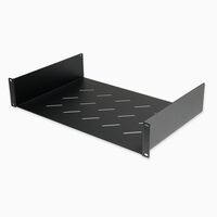 Serveredge Cantilever 2RU Fixed Shelf | 300mm Depth | Durable Steel Construction | Fixed Mounting Design | by SERVEREDGE