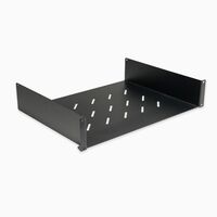 Serveredge Cantilever 2RU Fixed Shelf | 350mm Depth | Secure Equipment Placement | 19 Inch Rack Compatible | by SERVEREDGE